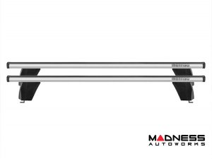 Alfa Romeo Giulia Roof Rack Cross Bars - for models w/o factory roof rails - Silver